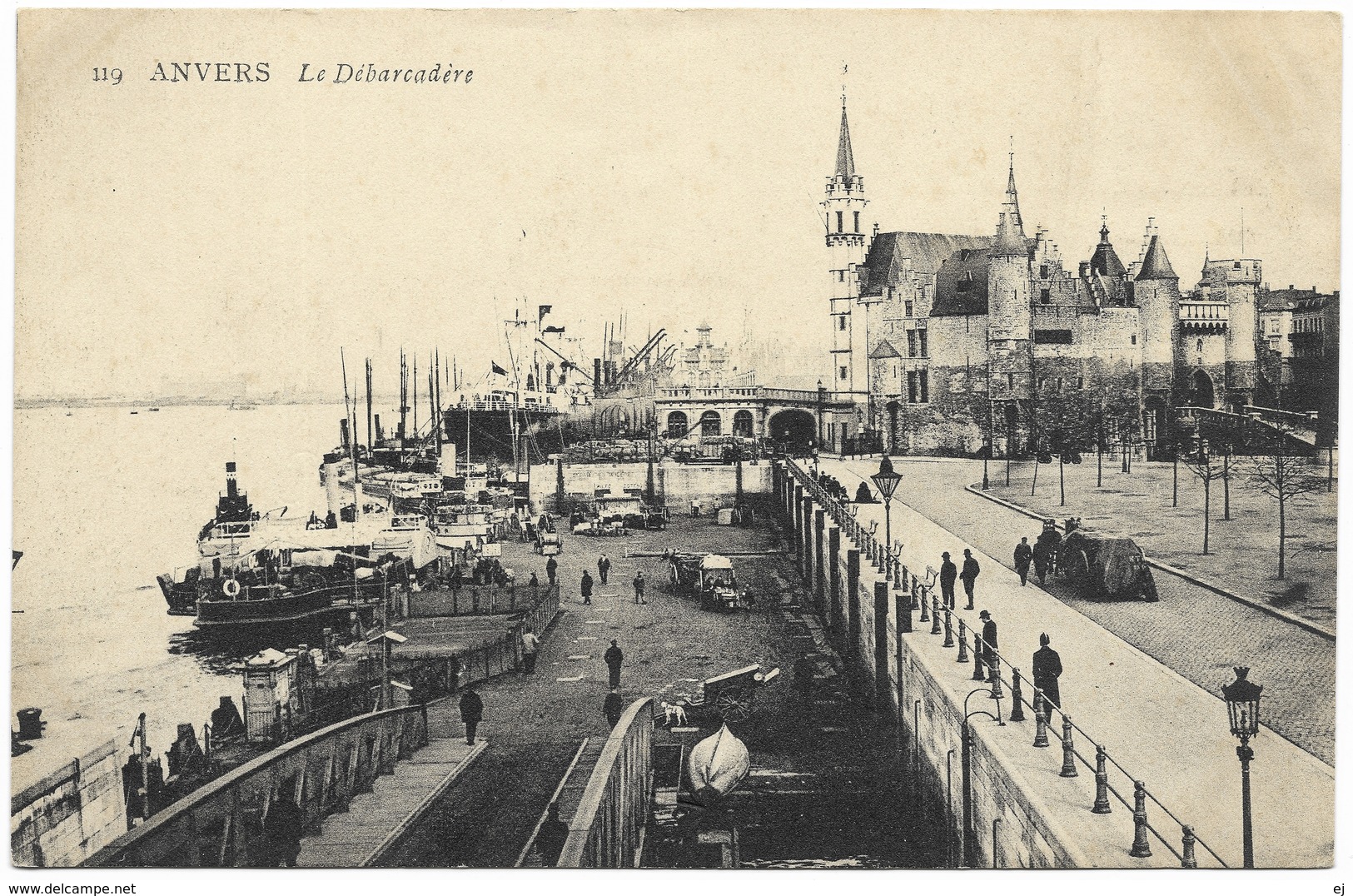 Anvers Le Débarcadére Unused C1920 - Antwerpen