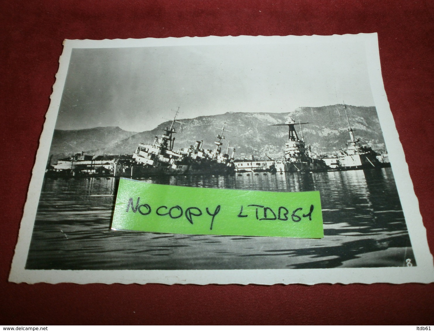 Photographie > Photos > Photos - Originales > Bateaux Le Sabordage De La Fotte A Mers El-kebir Commandant Teste - Boats