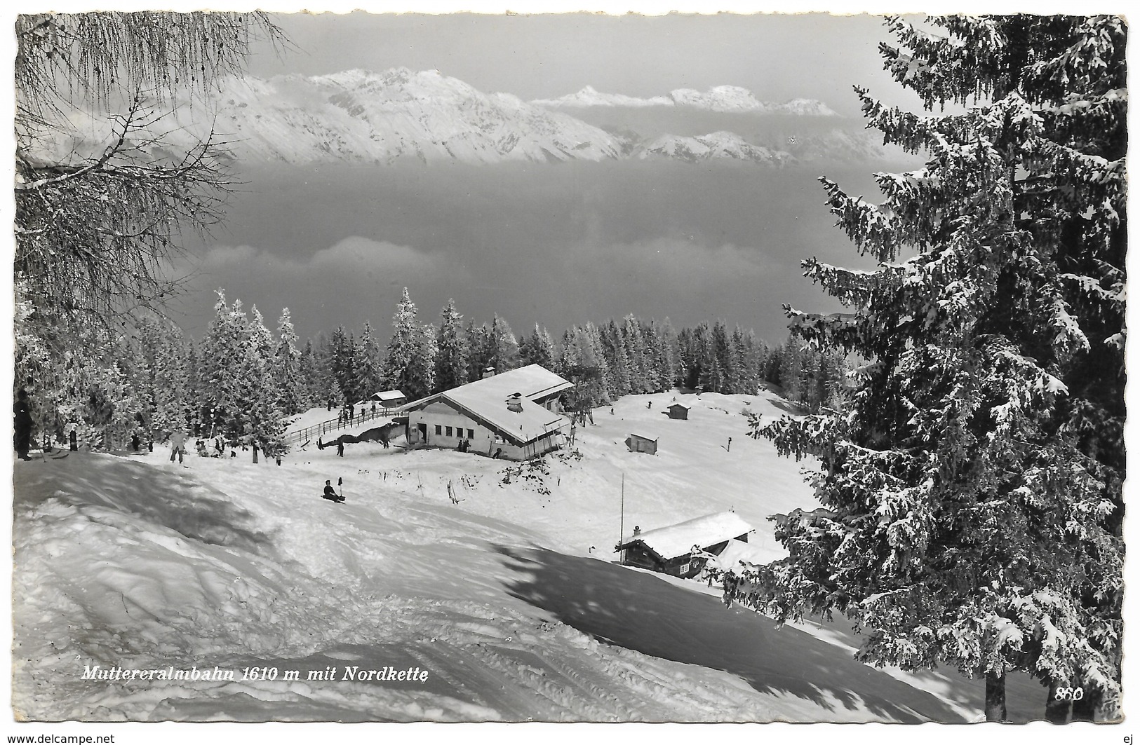 Muttereralmbahn 1610m Mit Nordkette - 1959 - Tirazer Echte Photo Real Photo - Mutters