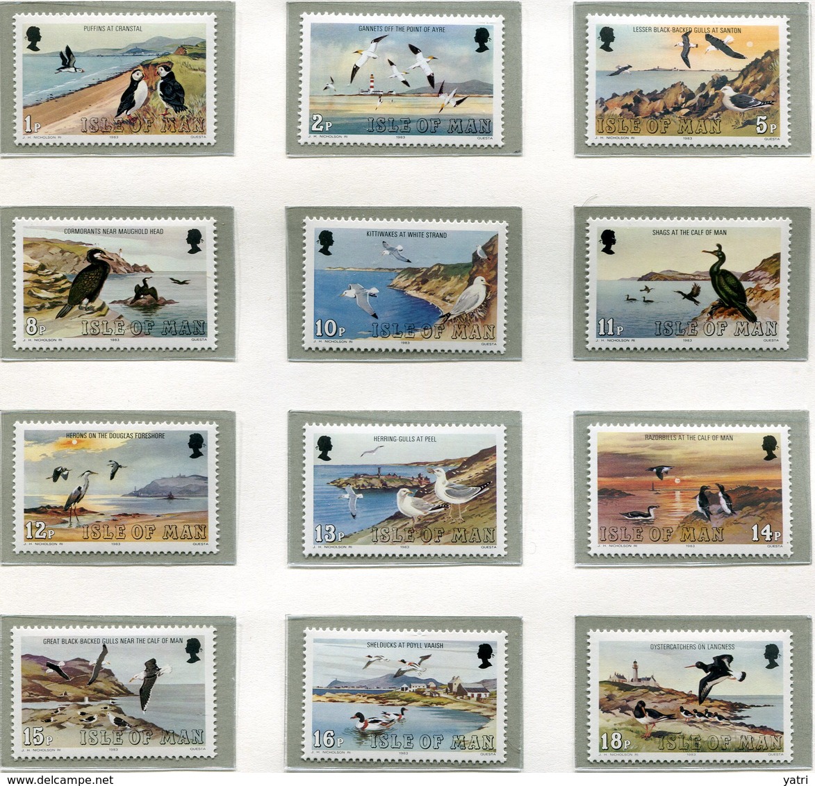 Isola Di Man - 1983 Annata Completa / Complete Year Set ** MNH - Isola Di Man