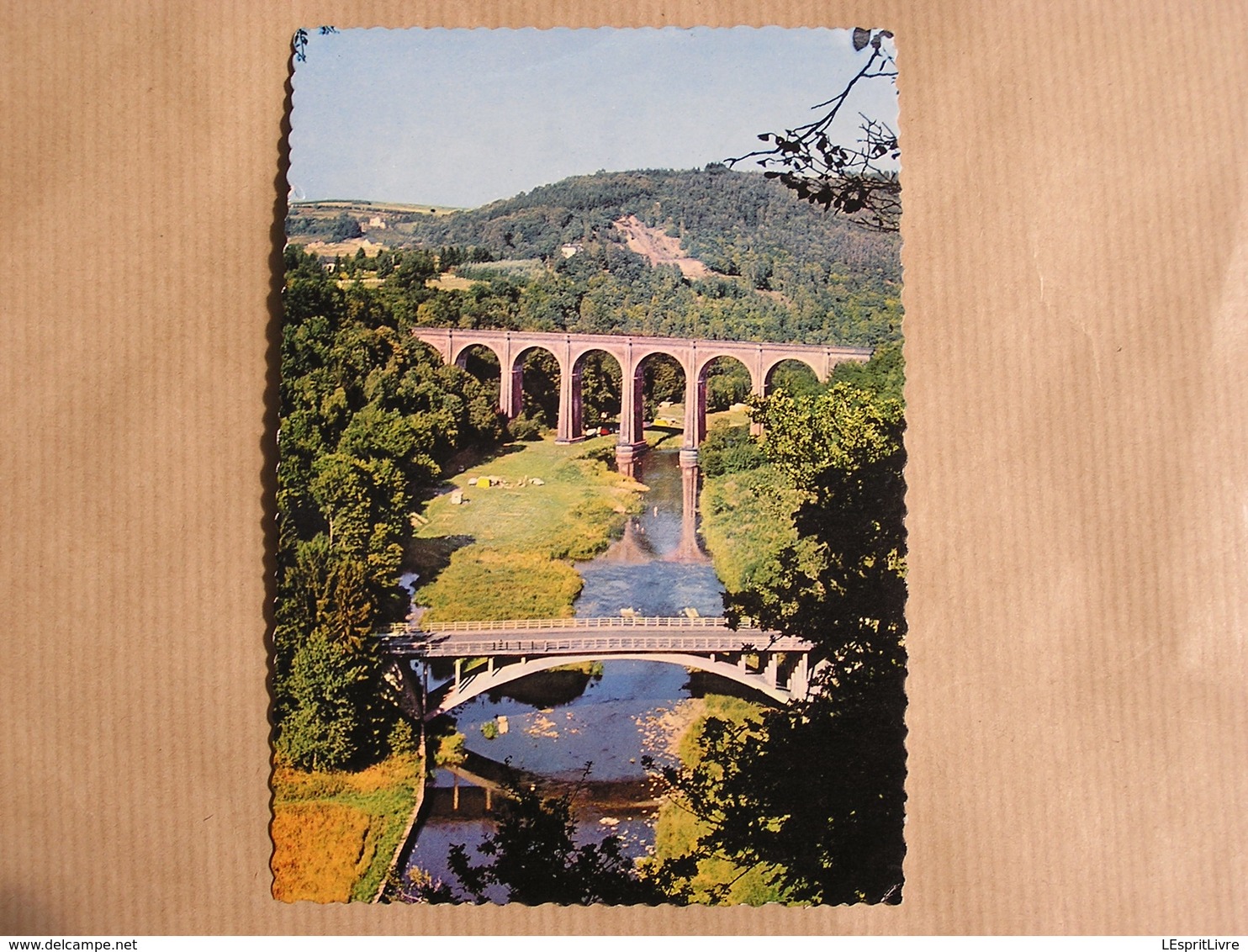 HERBEUMONT SUR SEMOIS Viaduc Pont Province Luxembourg  Belgique Carte Postale - Herbeumont