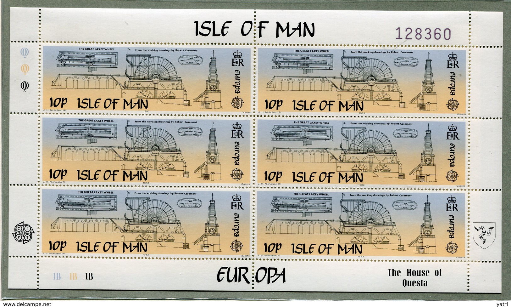 Europa Cept - Isola Di Man - 1983 ** MNH - 1983