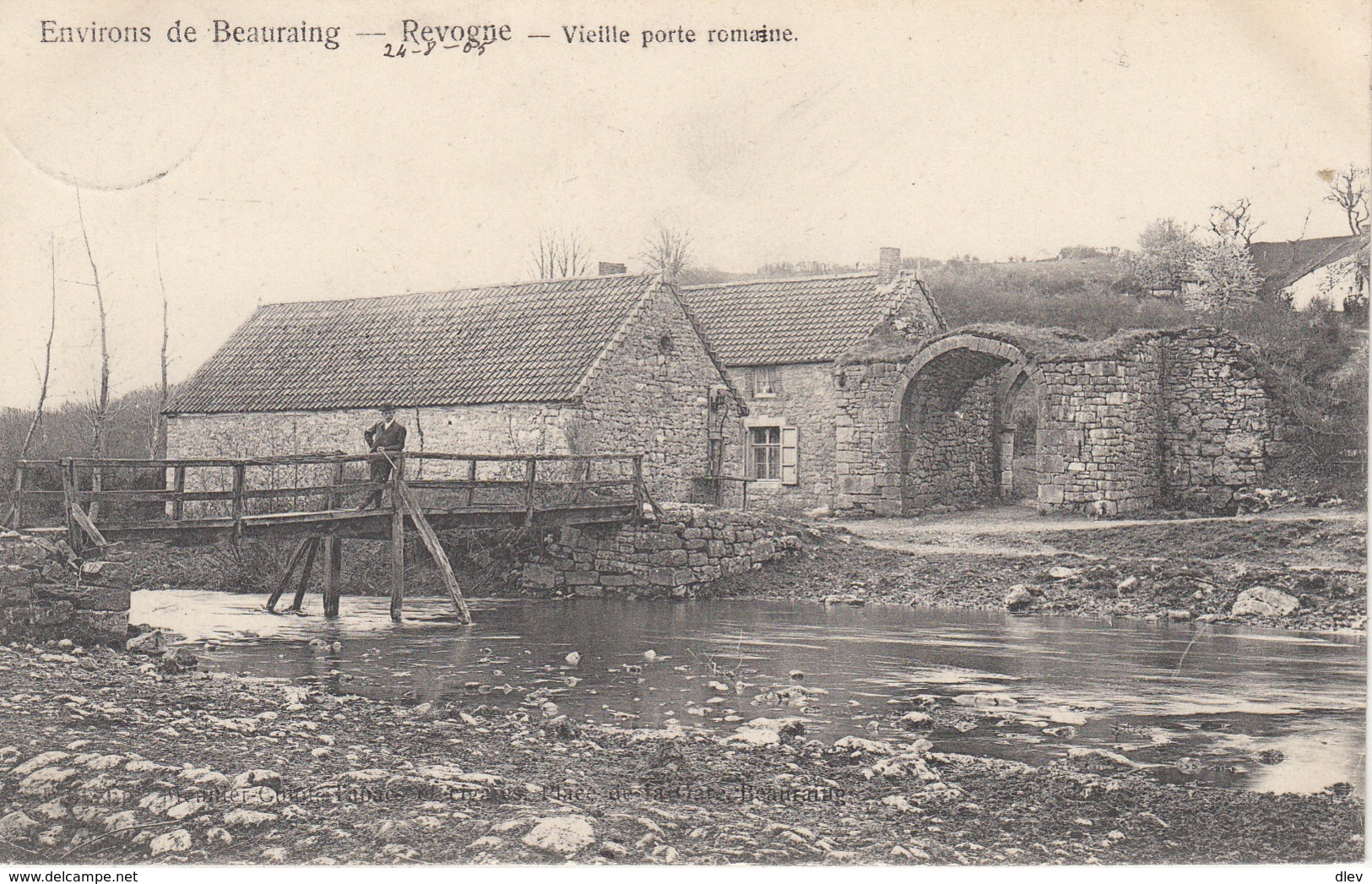 Environs De Beauraing - Revogne - Vieille Porte Romane - 1905 - Beauraing