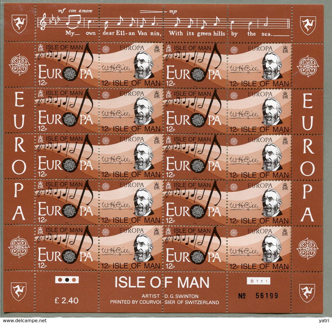 Europa Cept - Isola Di Man - 1985 ** MNH - 1985