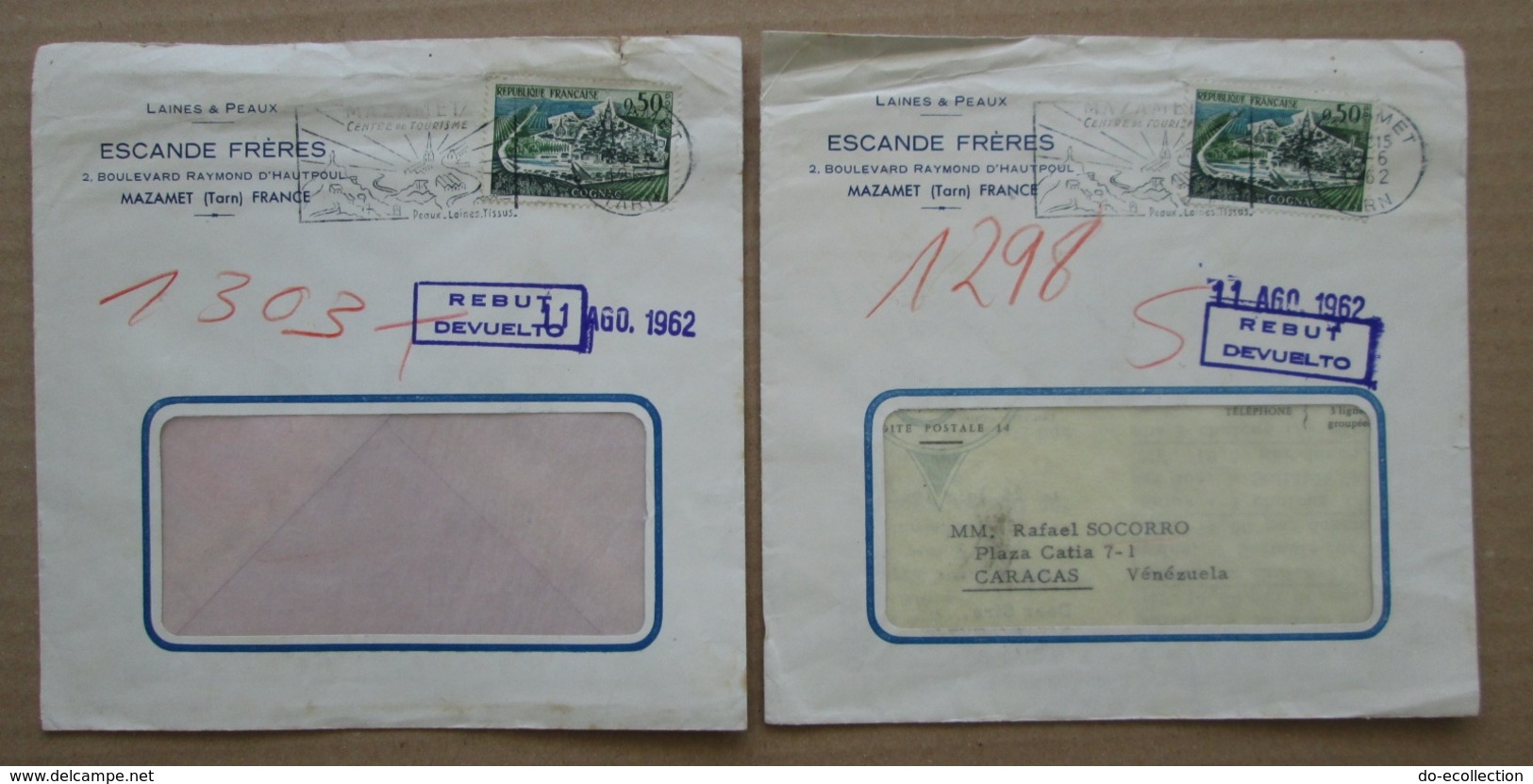 FRANCE lot 46 lettres 1917-1967 vers Niger Brésil Cuba Martinique Pérou Chili Guatemala Argentine Mexique Belgique etc