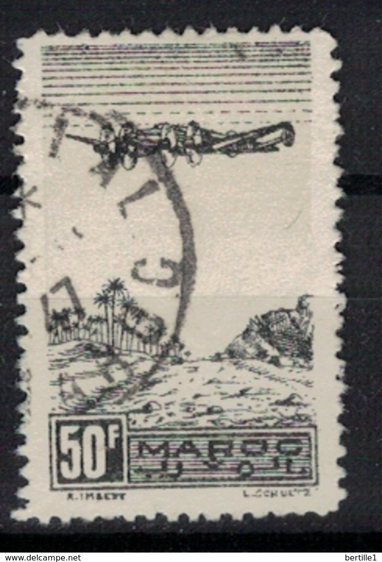 MAROC            N°  YVERT    PA 54    OBLITERE       ( O   3/56 ) - Airmail