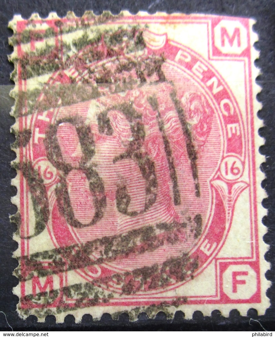 GRANDE BRETAGNE               N° 51      PLANCHE 16                  OBLITERE - Used Stamps