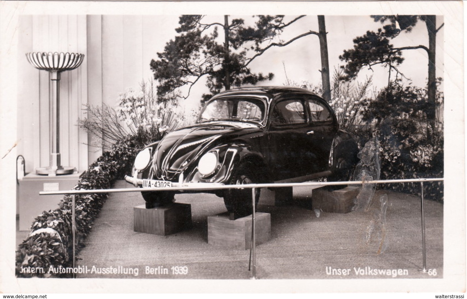 Propaganda Karte,  Internationale Automobil - Ausstellung Berlin 1939, VW Käfer ! - Guerra 1939-45