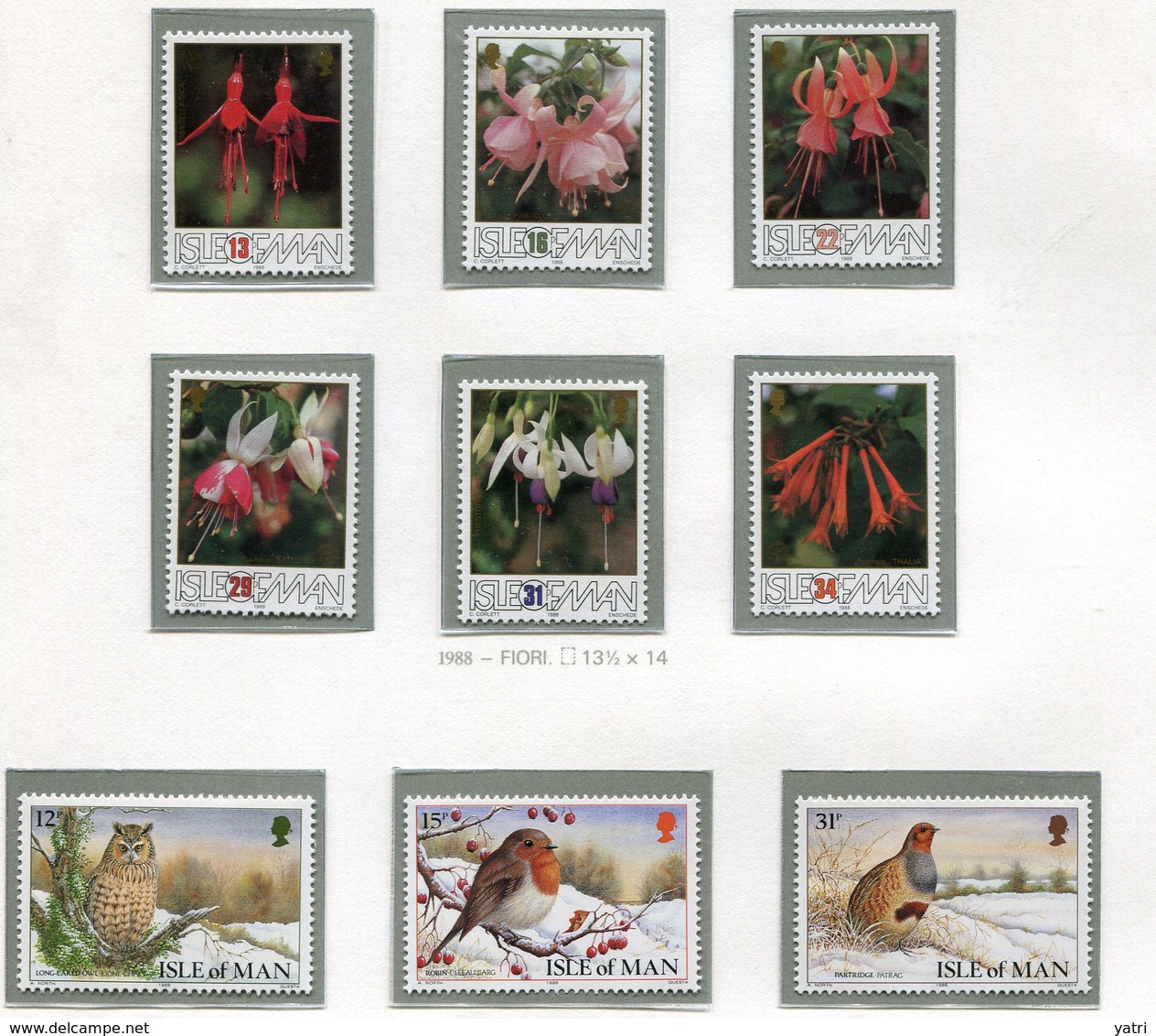 Isola Di Man - 1988 - Annata Completa / Complete Year Set ** MNH - Isola Di Man