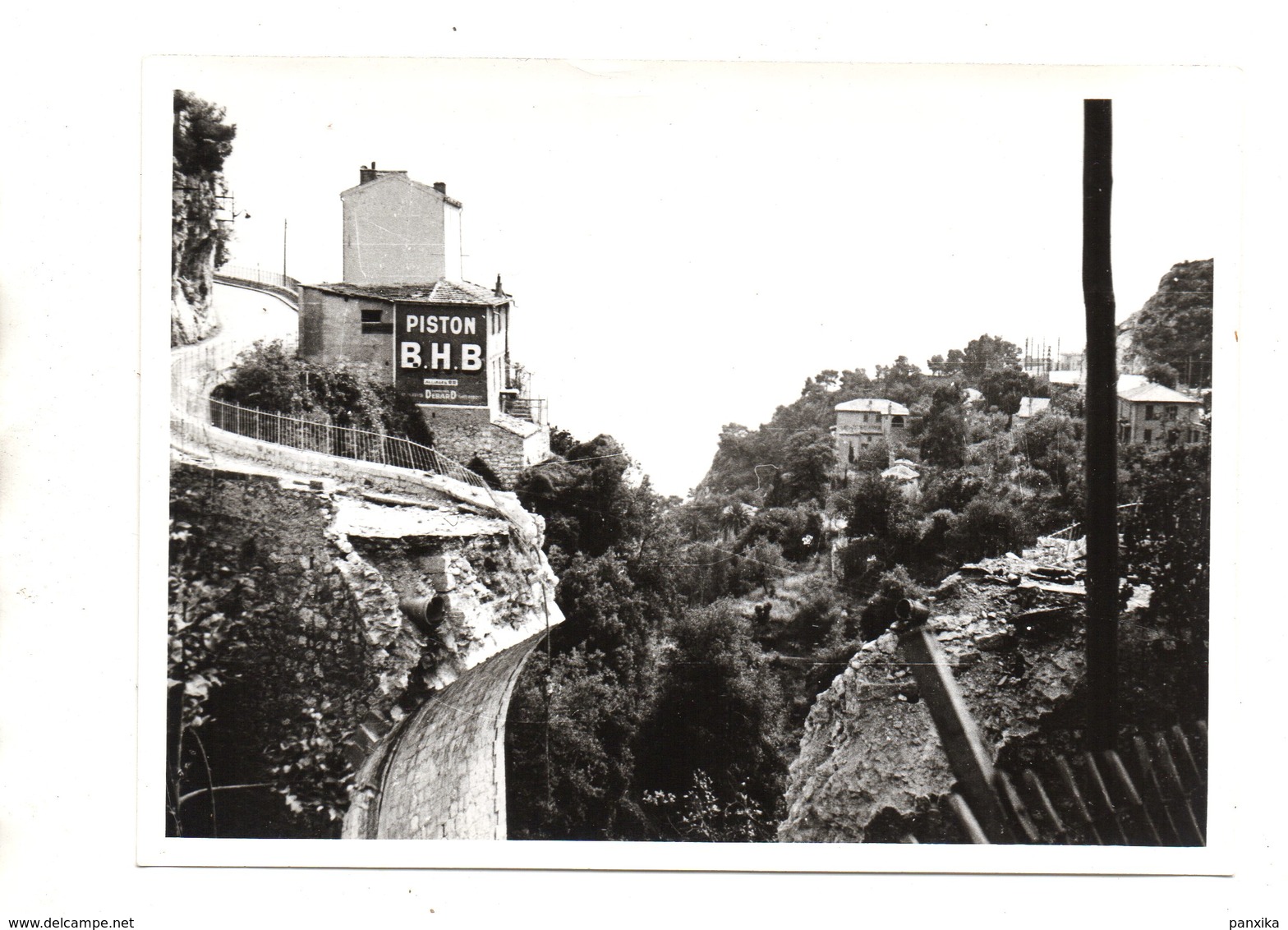 Eze. Le Pont Saint Laurent. Bombardement Aout 44.Operation "Dragoon".Débarquement De Provence. - Eze