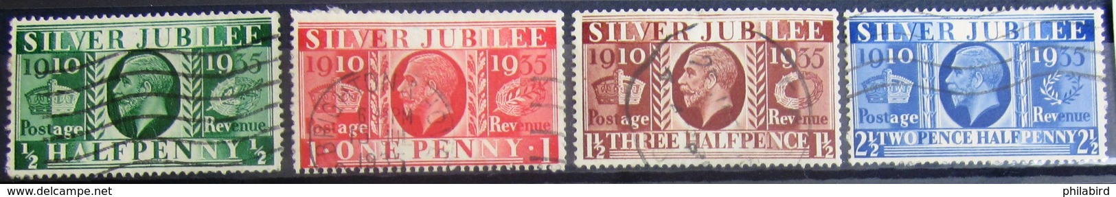 GRANDE BRETAGNE               N° 201/204                            OBLITERE - Used Stamps