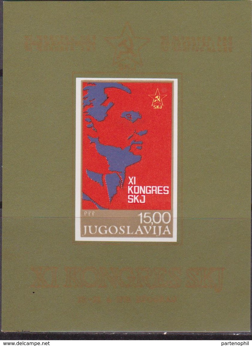 Jugoslavia  - 1981 Congresso Sheet MNH - Nuovi