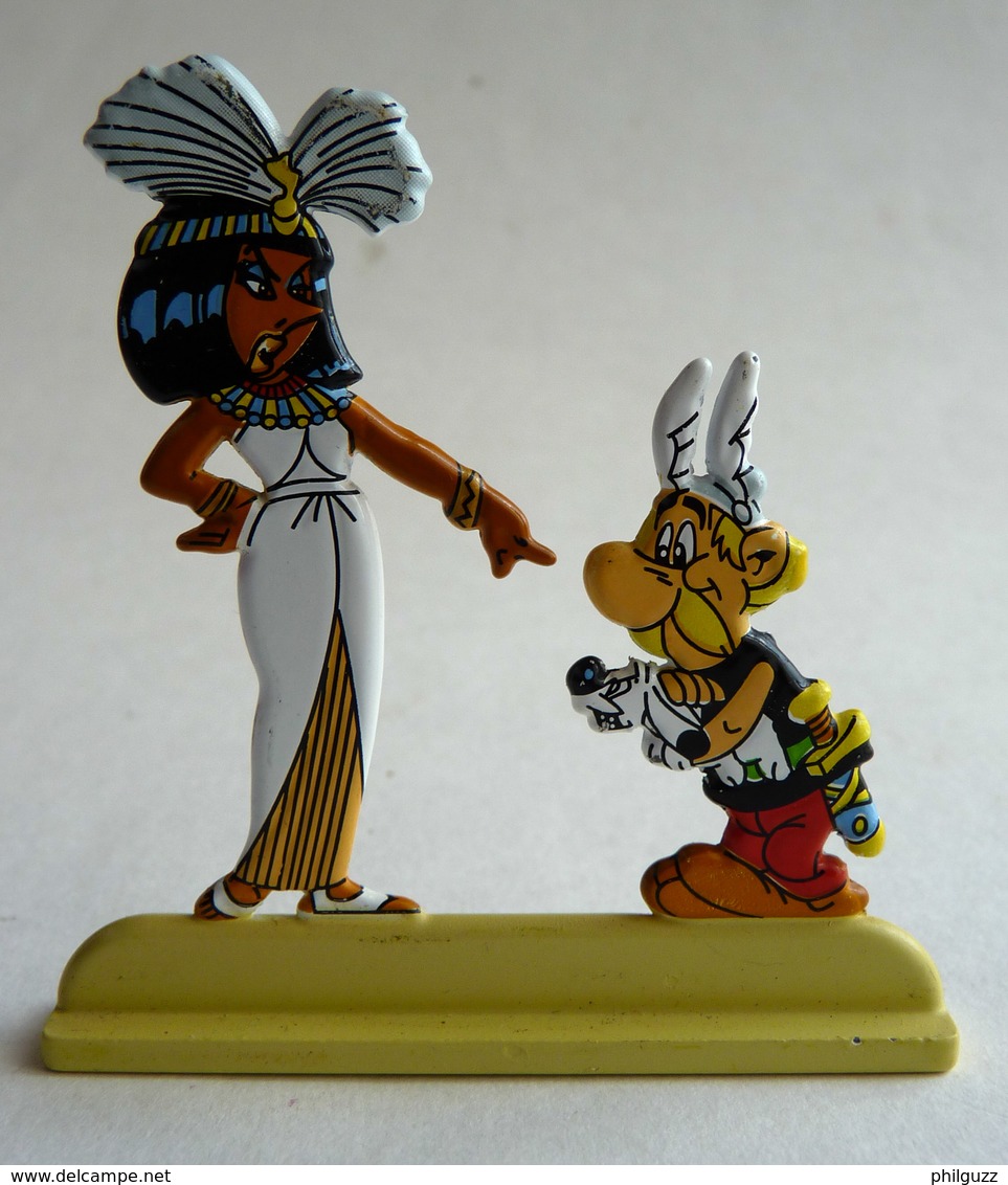 FIGURINE ASTERIX ET CLEOPATRE EN METAL PEINT ATLAS - EN LOOSE - Asterix & Obelix