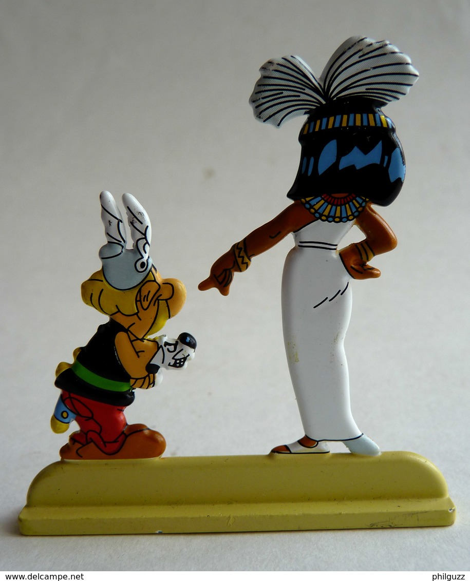 FIGURINE ASTERIX ET CLEOPATRE EN METAL PEINT ATLAS - EN LOOSE - Asterix & Obelix