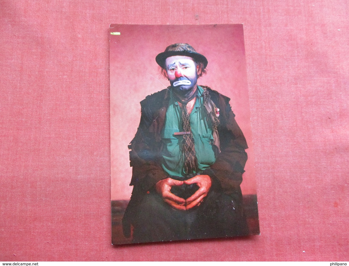 World Famous Clown  Emmett Kelly As "Weary Willie"             Ref 3351 - Zirkus