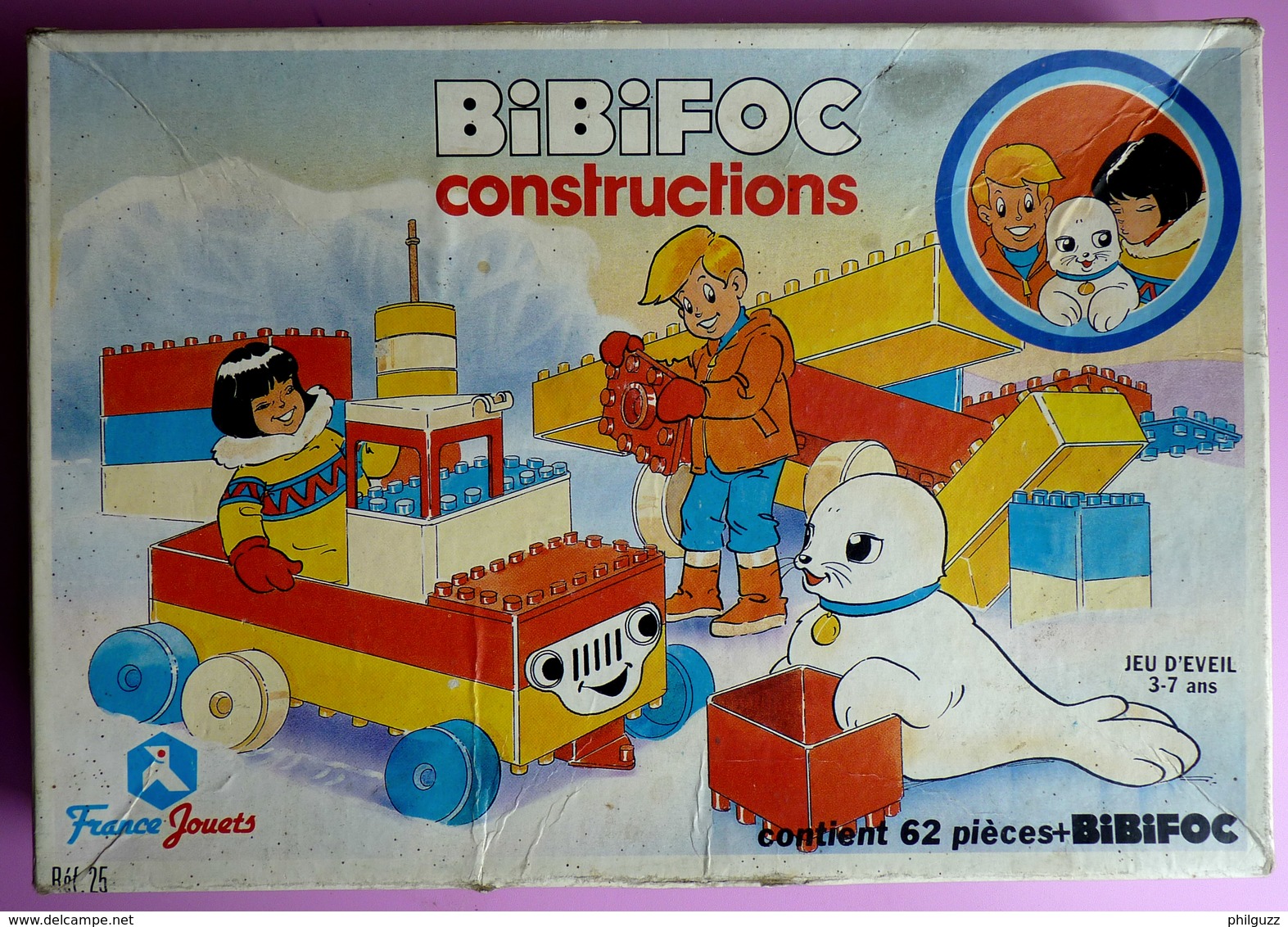 JEU BIBIFOC CONSTRUCTIONS - FRANCE JOUETS 1985 SERIE TV - Autres & Non Classés