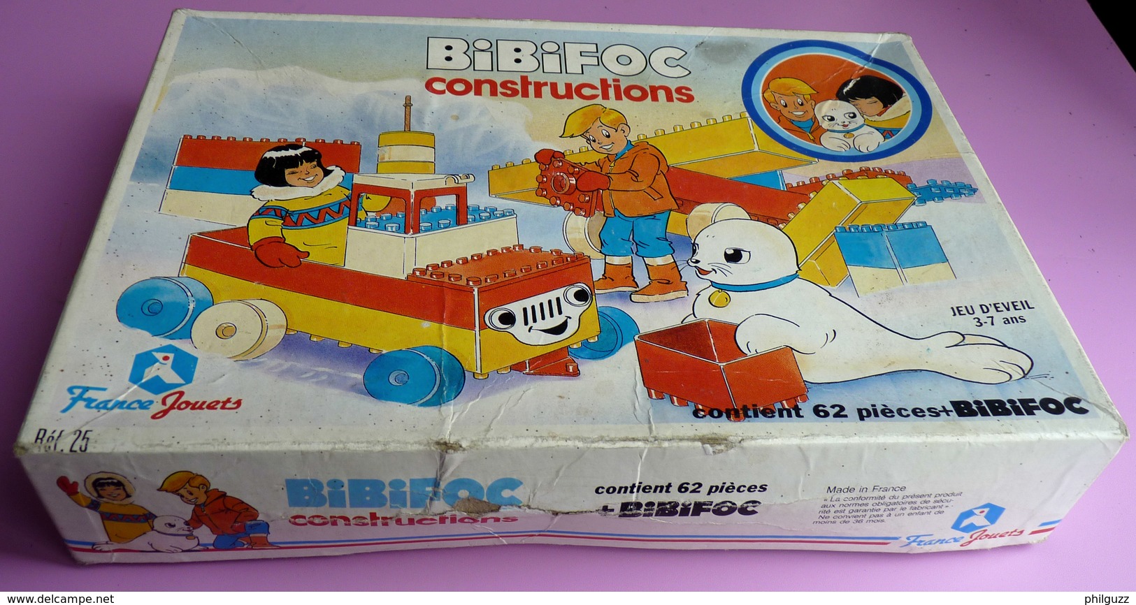 JEU BIBIFOC CONSTRUCTIONS - FRANCE JOUETS 1985 SERIE TV - Autres & Non Classés