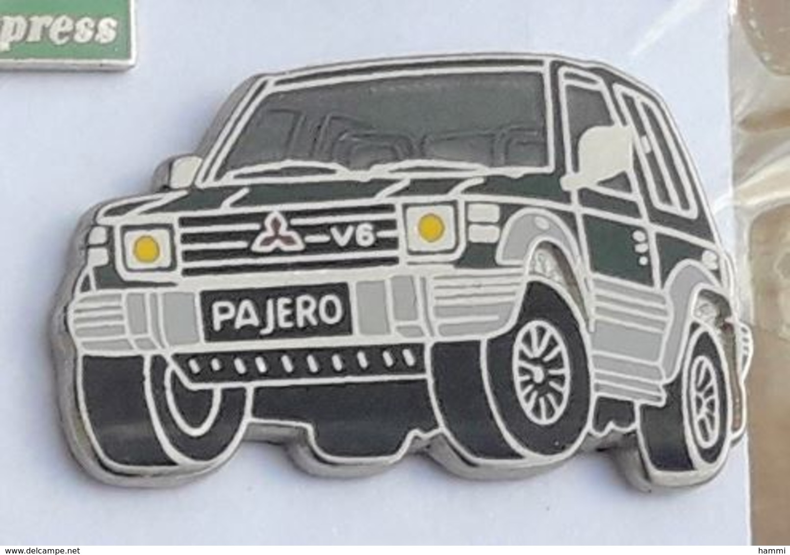 V466 Pin's AUTO CAR PAJERO MITSUBISHI 4X4 Qualité Arthus Signé Ballard Achat Immediat - Mitsubishi