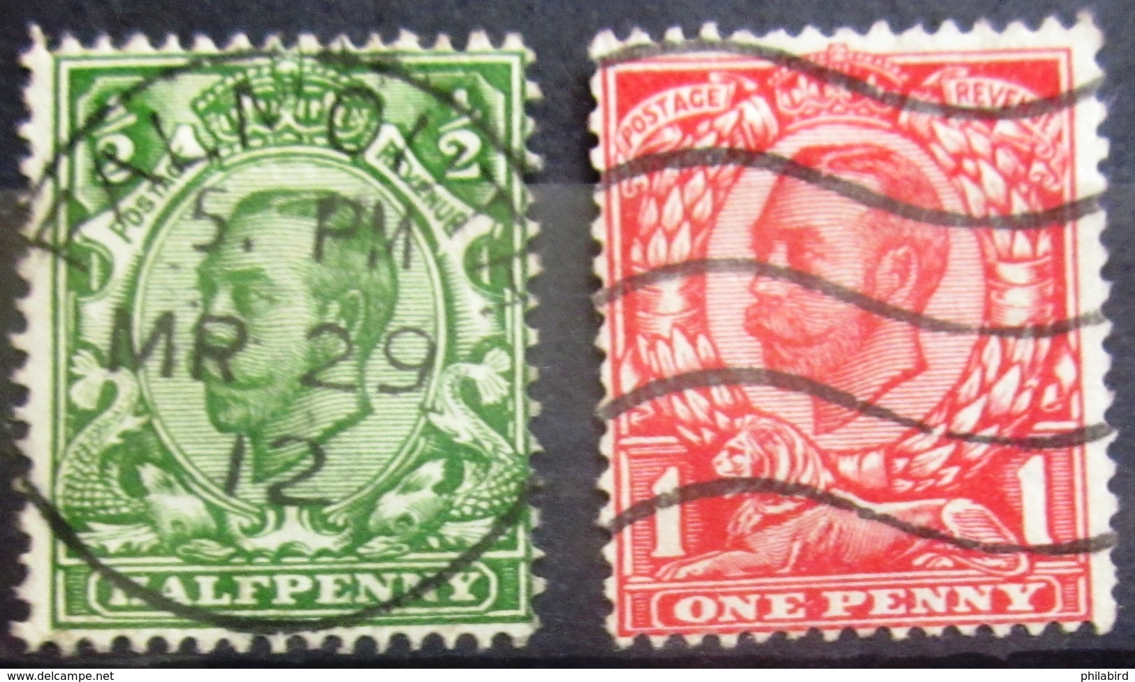 GRANDE BRETAGNE               N° 129/130                            OBLITERE - Used Stamps