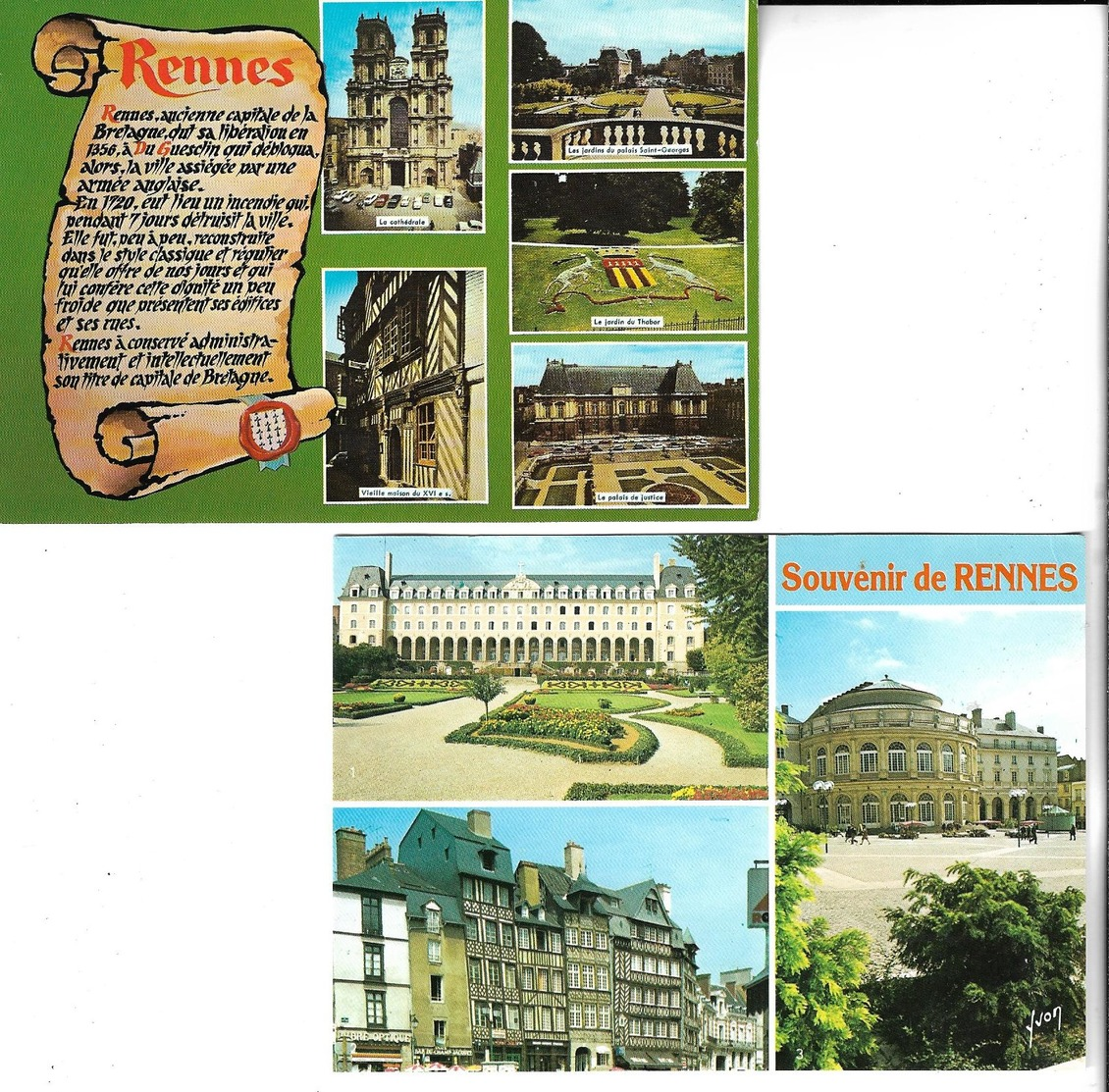 LOT  De  20  CPSM  Et  CPM  De  RENNES  (35)     //    TBE - 5 - 99 Cartes