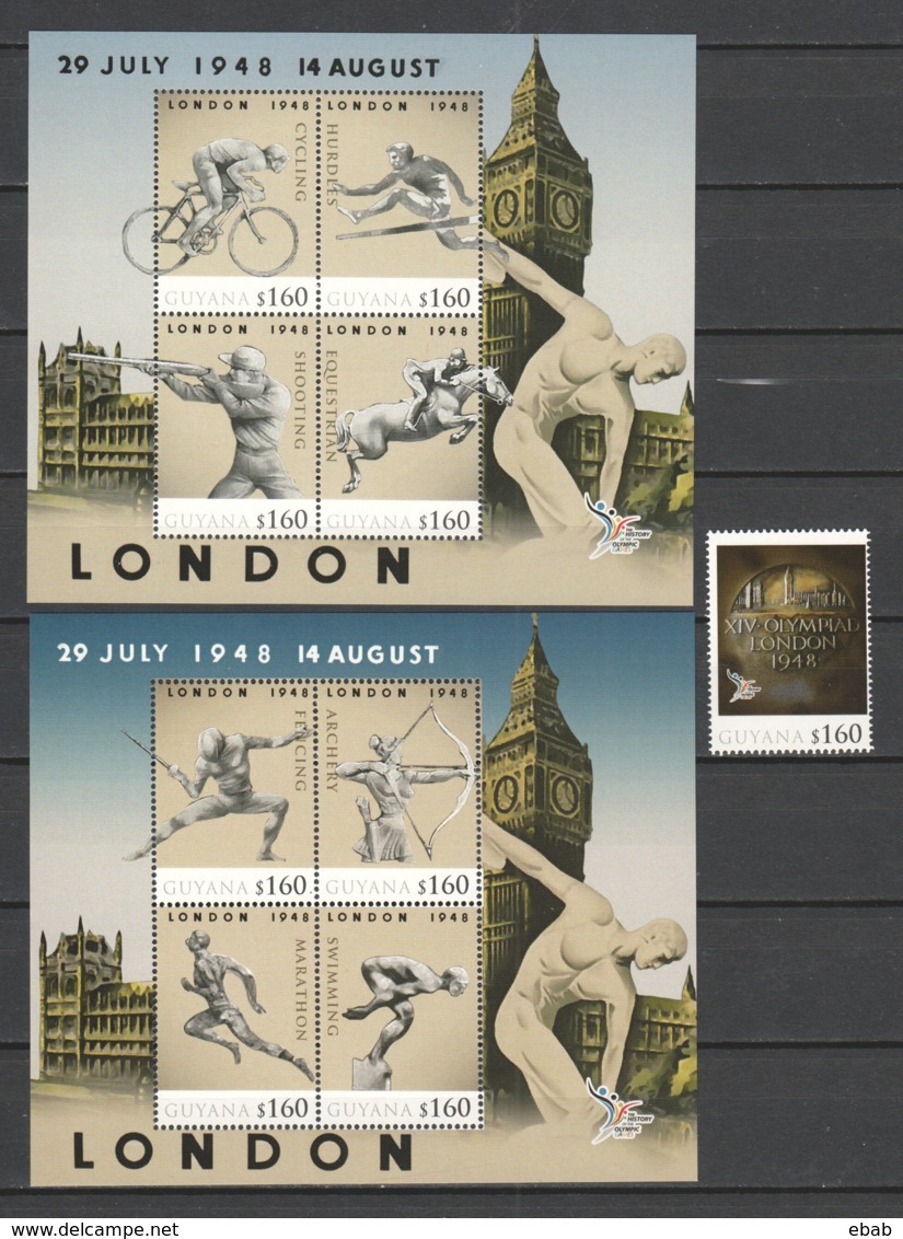 Guyana - Limited Edition Set 11 MNH - SUMMER OLYMPICS LONDON 1948 - Zomer 1948: Londen