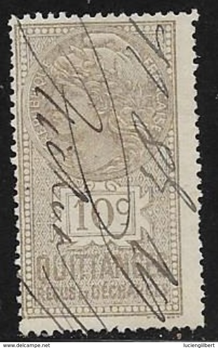 TIMBRE QUITTANCE   N° 11a -  10 C Gris Noir  -  OBLITERE - Timbres