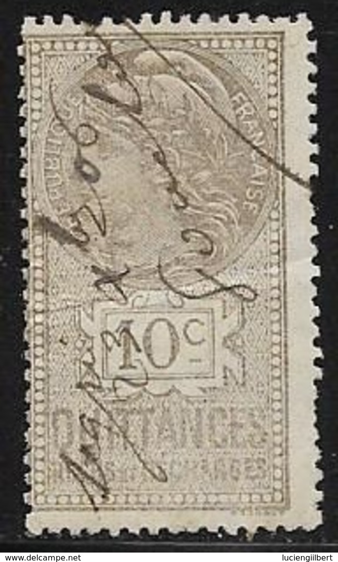 TIMBRE QUITTANCE  N° 11a -  10 C Gris   -  OBLITERE - Timbres