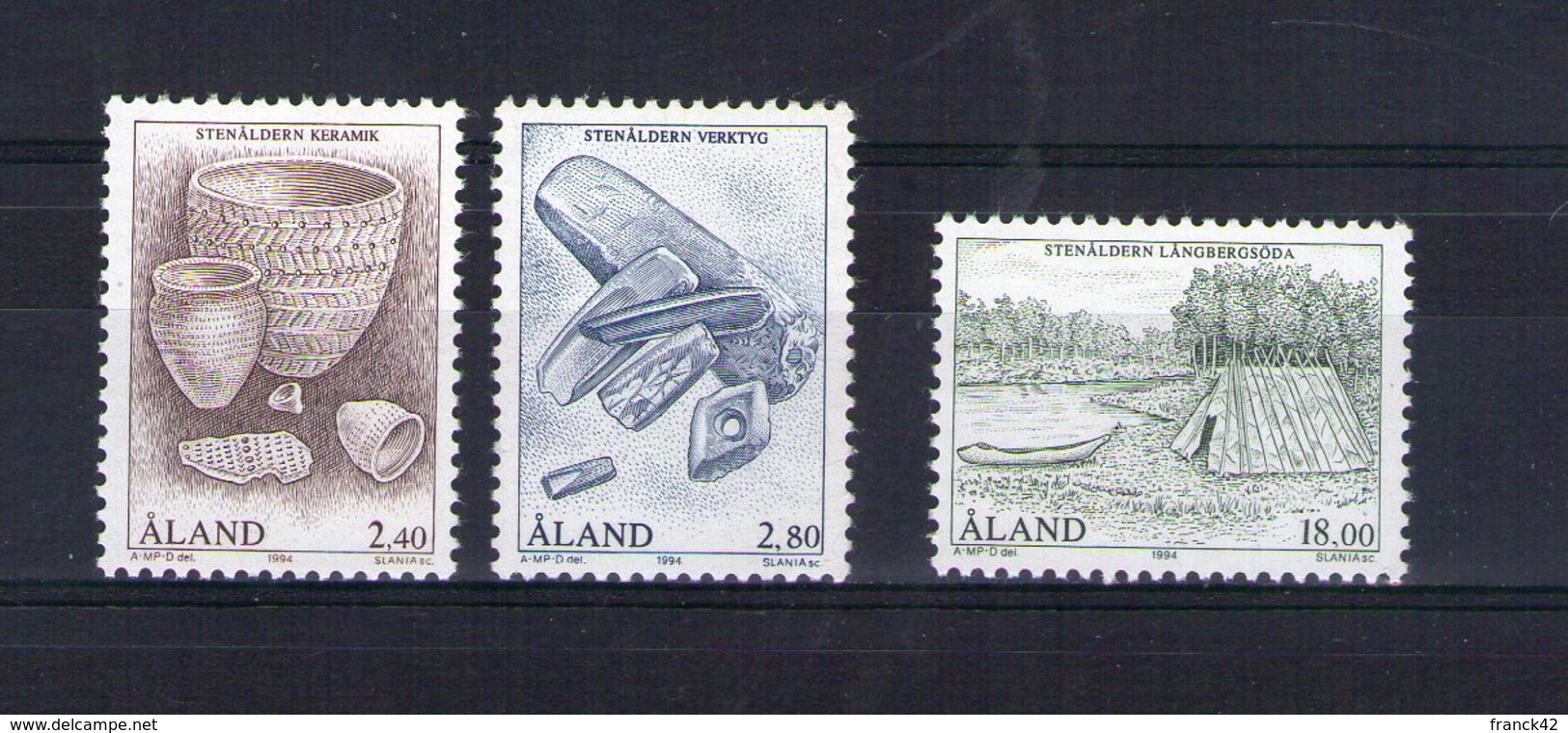 Aland. Archéologie. L'âge De Pierre - Aland