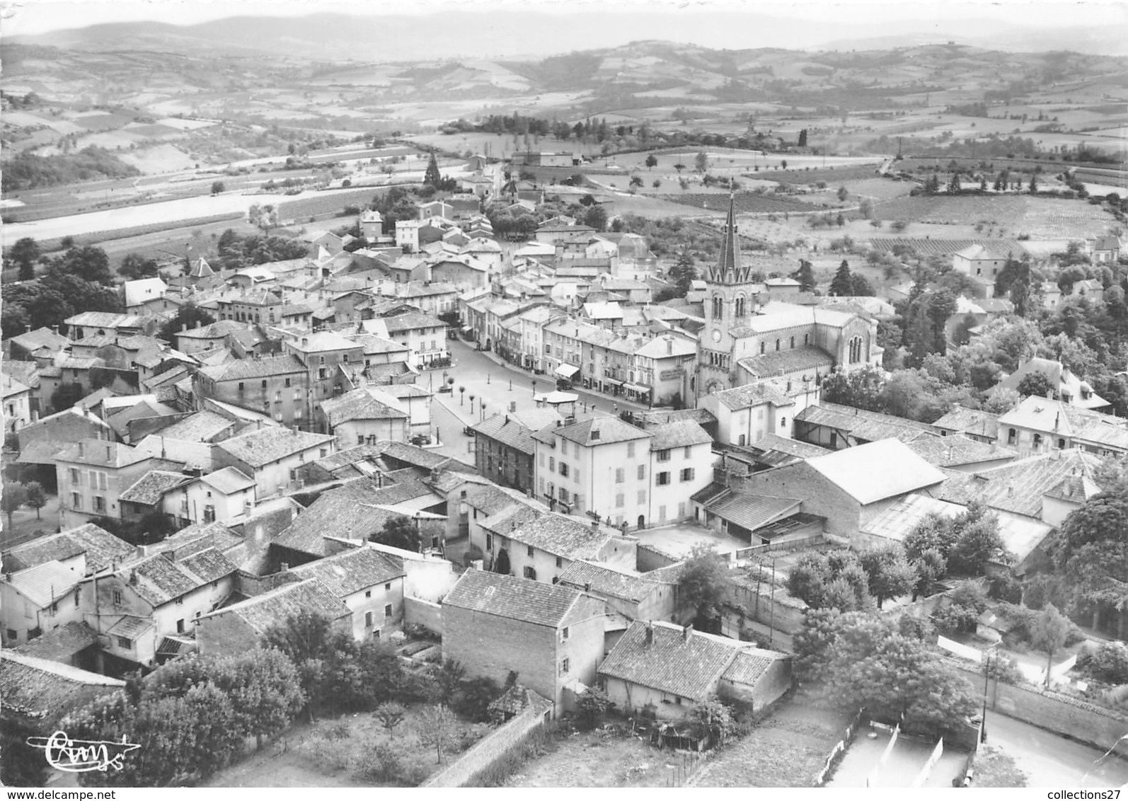 69-LE-BOIS-D'OINGT- VUE AERIENNE GENERALE - Le Bois D'Oingt