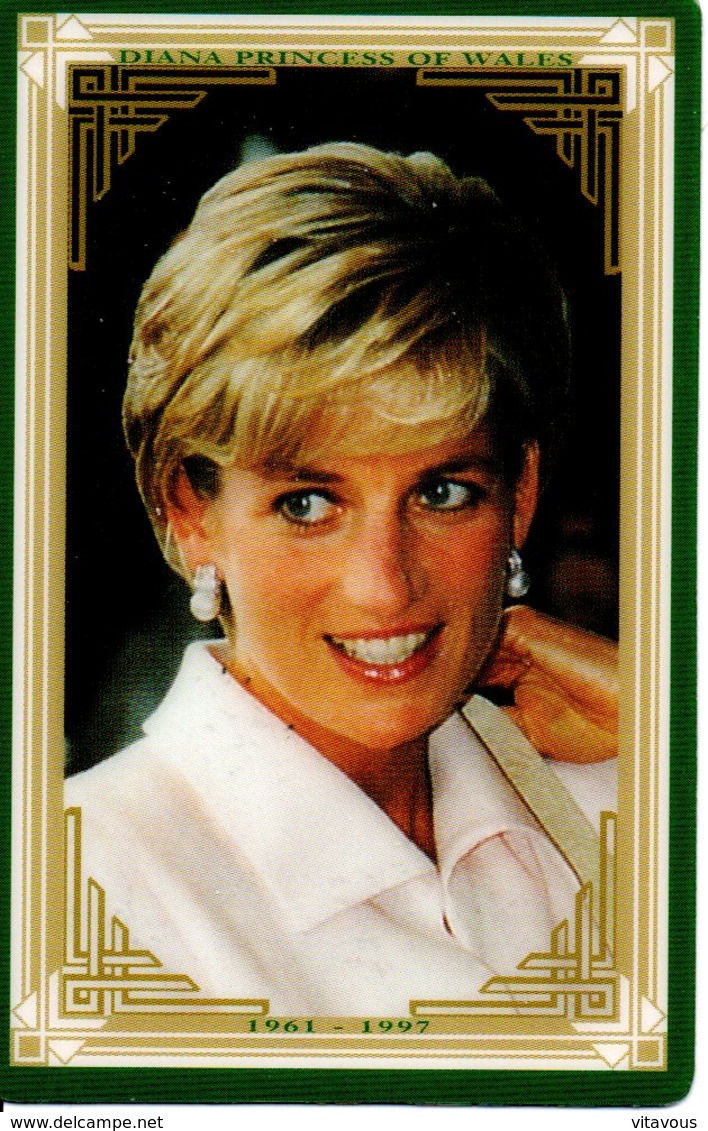 Princesse DIANA Princess Lady Di Angleterre Carte Prépayée (G 142) - Personnages