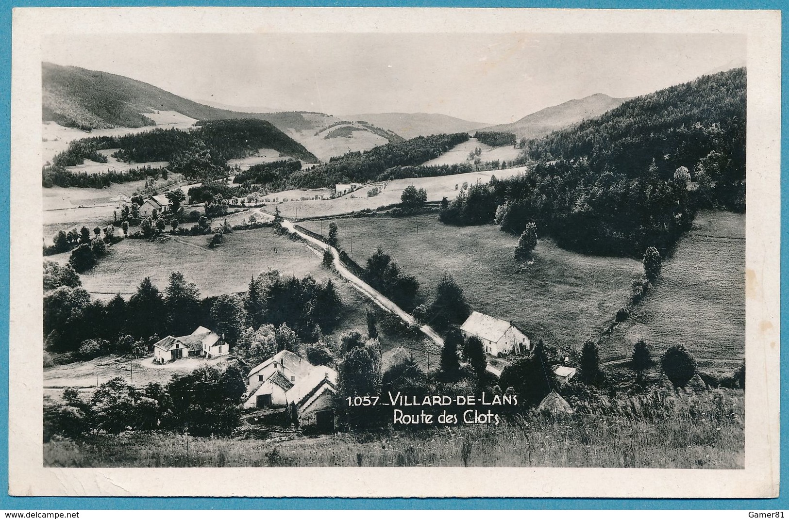 VILLARD-DE-LANS - Route Des Clots - Carte Circulé 1945 - Villard-de-Lans