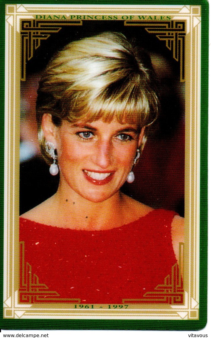 Princesse DIANA Princess Lady Di Angleterre Carte Prépayée (G 147) - Personajes