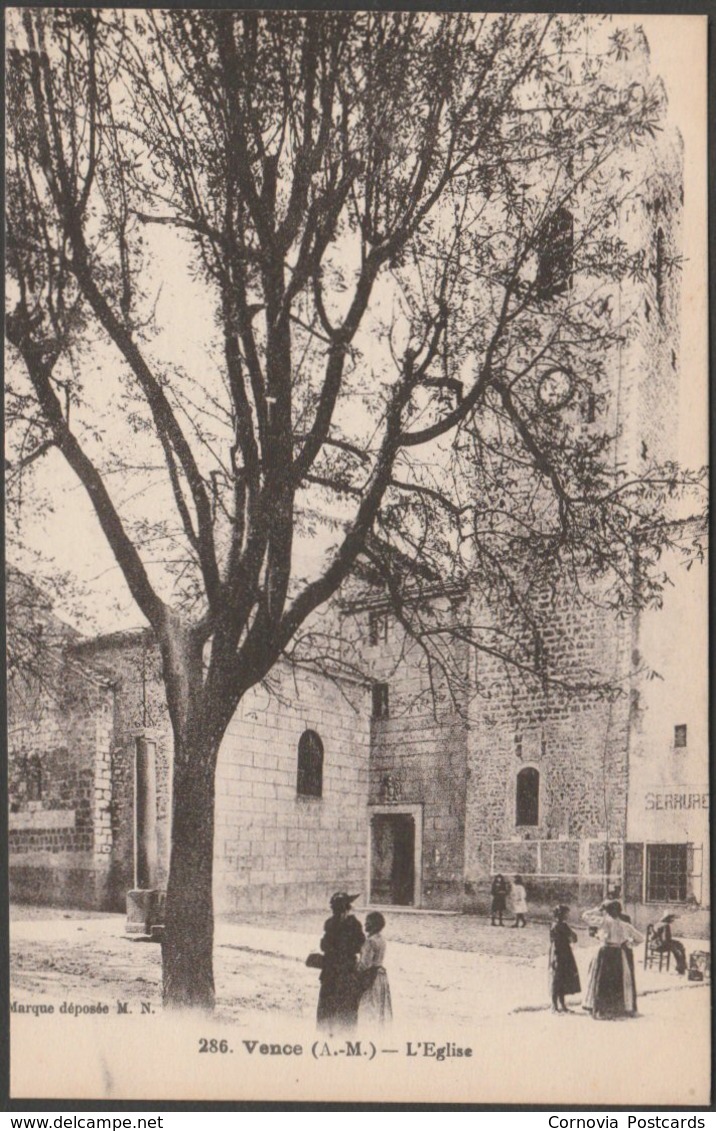 L'Eglise, Vence, C.1920 - MN CPA - Vence