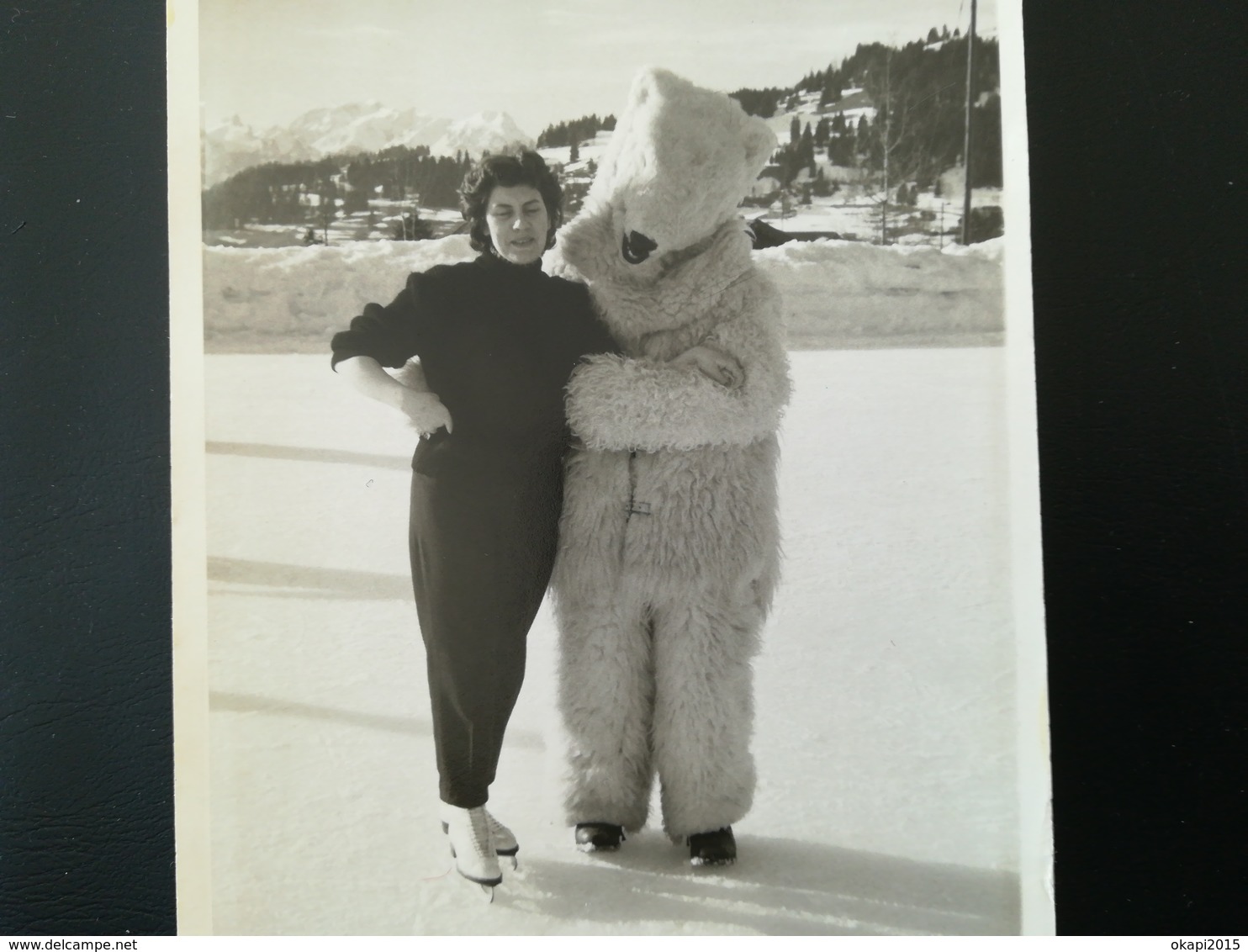 Homme  Déguisement Eisbär Ours Blanc Polaire Villars Suisse école De Ski Garmisch Lot 3 Carte - Photos + 1 Carte Postale - Personnes Anonymes