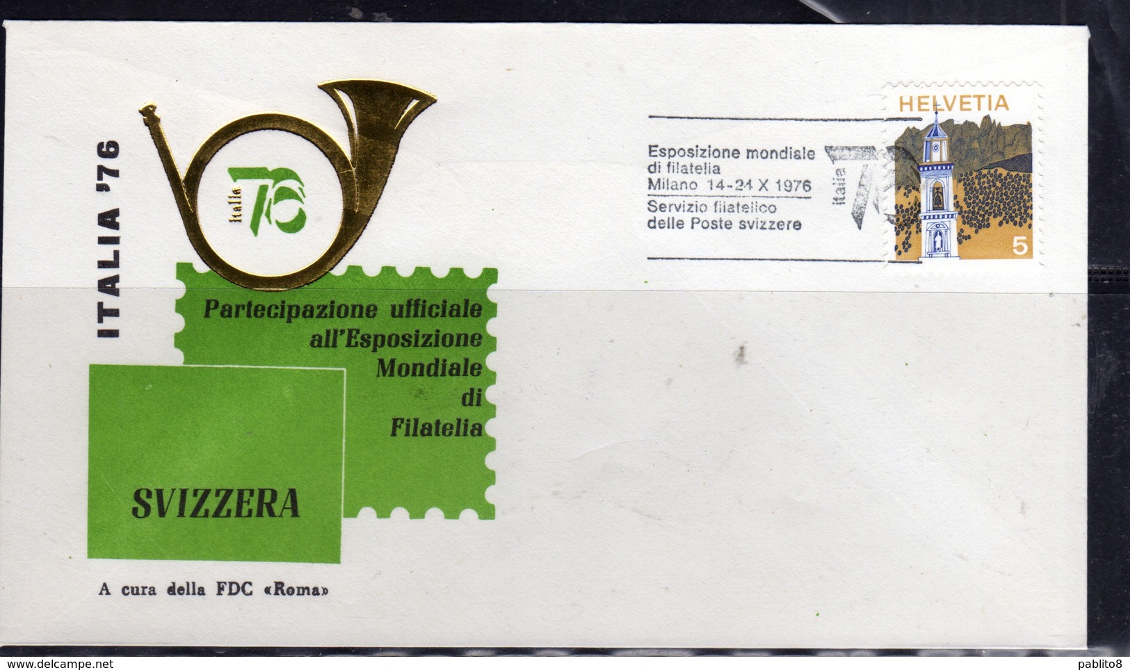 ITALIA REPUBBLICA ITALY REPUBLIC 1976 ESPOSIZIONE MONDIALE DI FILATELIA LIBRETTO AMMINISTRAZIONI ESTERE - 1971-80: Storia Postale