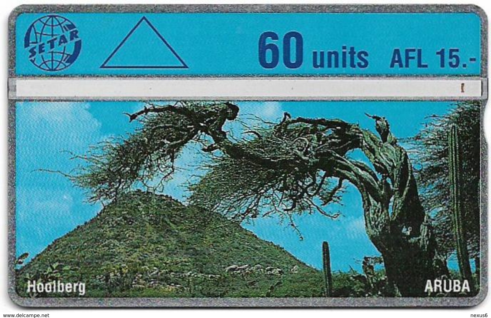 Aruba - Setar - L&G - Hoolberg - 409C - 1994, 60U, Used - Aruba