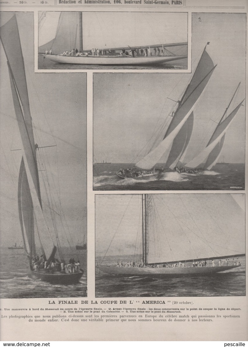 VIE AU GRAND AIR 12 11 1899 - COUPE DE L'AMERICA - ECUYERES - CIRQUE LA VIE AU POLE NORD - BOXE JEFFRIES SHARKEY - LUTTE - Revistas - Antes 1900