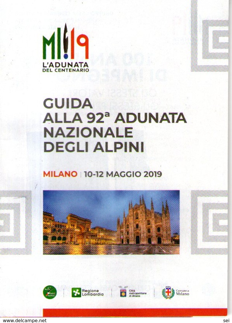 B 2485 -  92° Adunata Alpini  Milano - Italia