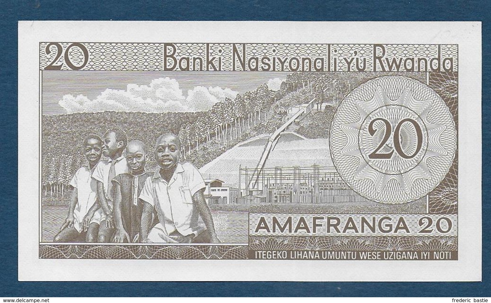 RWANDA - 20 Fr  1976 - Rwanda