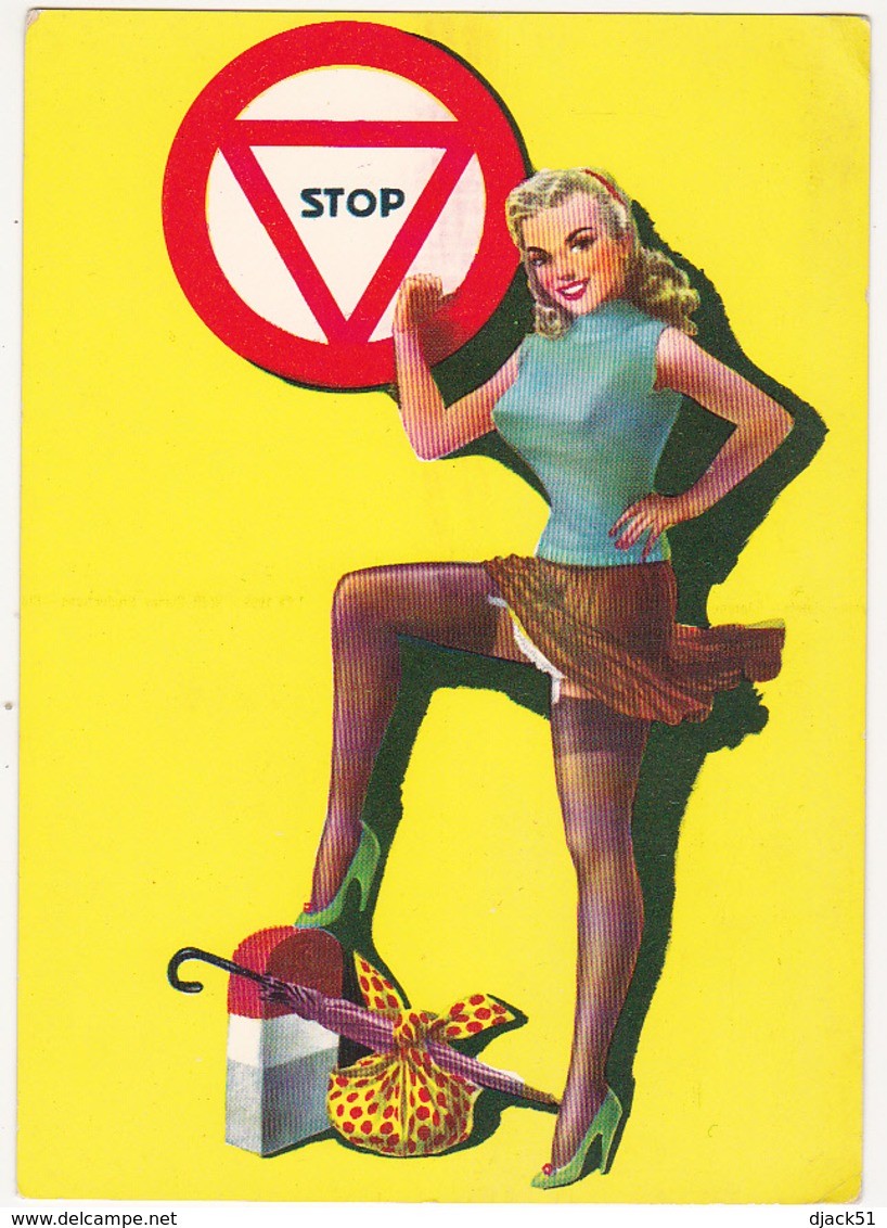 Très Jolie PIN-UP / 1962 / Faisant Du Stop... - Pin-Ups