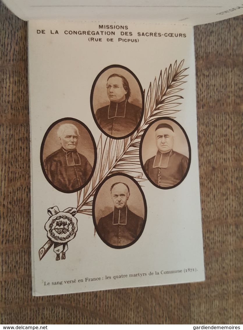 Missions De La Congrégation Des Sacrés Coeurs (Rue De Picpus) - Montgeron - Carnet De 8 Cartes Manque La Couverture - Misiones