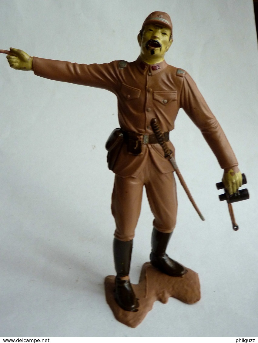 FIGURINE MARX - OFFICIER JAPONNAIS WWII - Vers 1965 - Autres & Non Classés