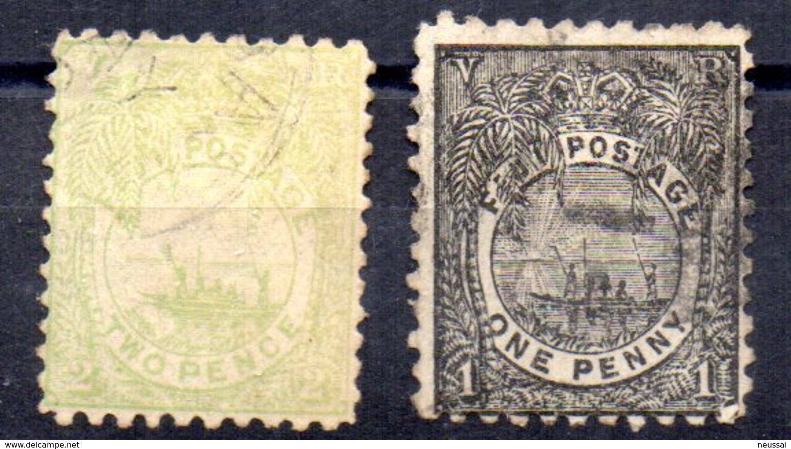 Sellos  Nº 41 Y 43  Fiji - Fiji (...-1970)