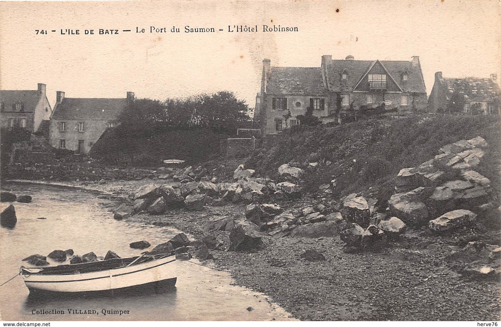 ILE DE BATZ - Le Port Du Saumon - L'Hôtel Robinson - Ile-de-Batz