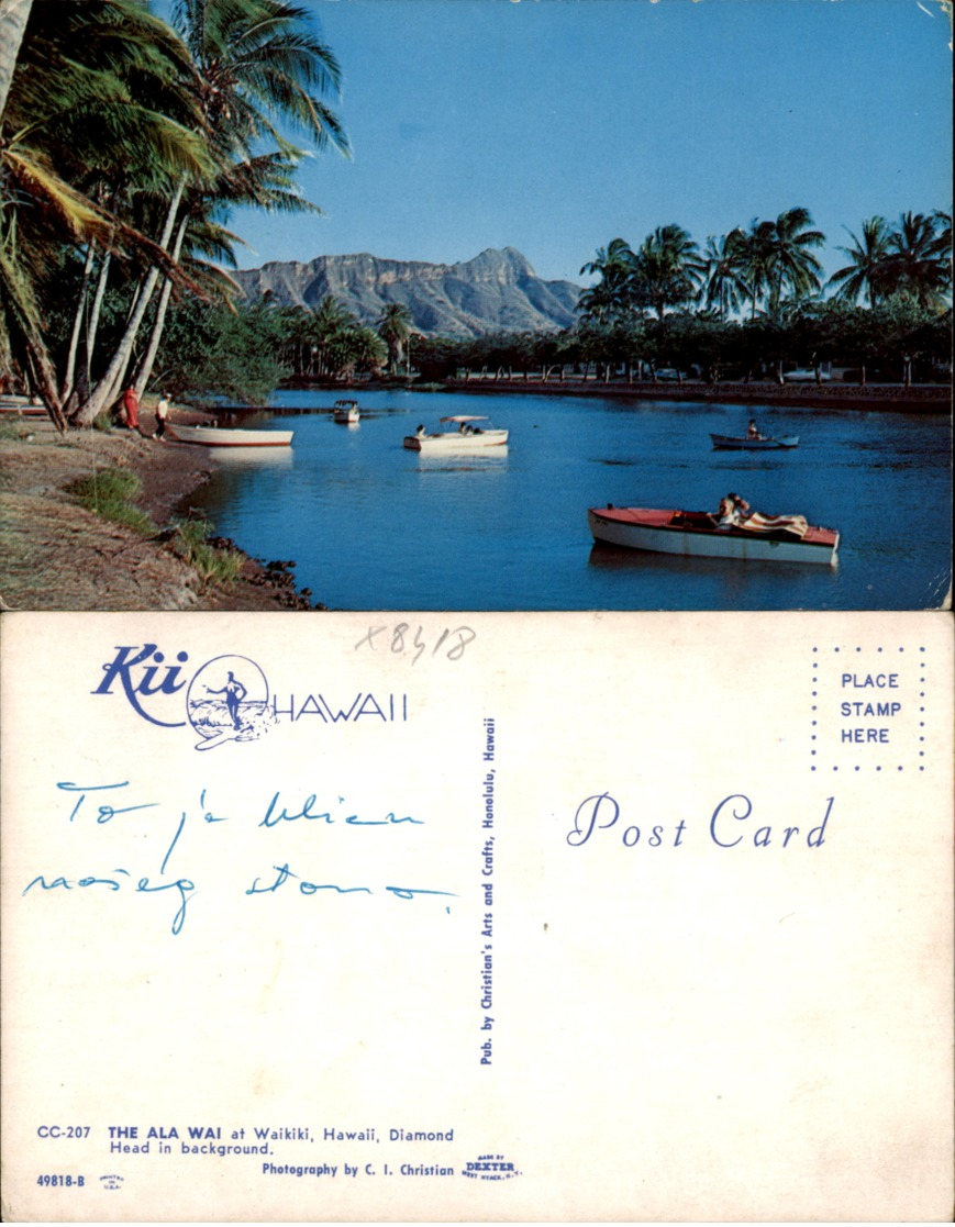 WAIKIKI,HAWAII POSTCARD - Honolulu