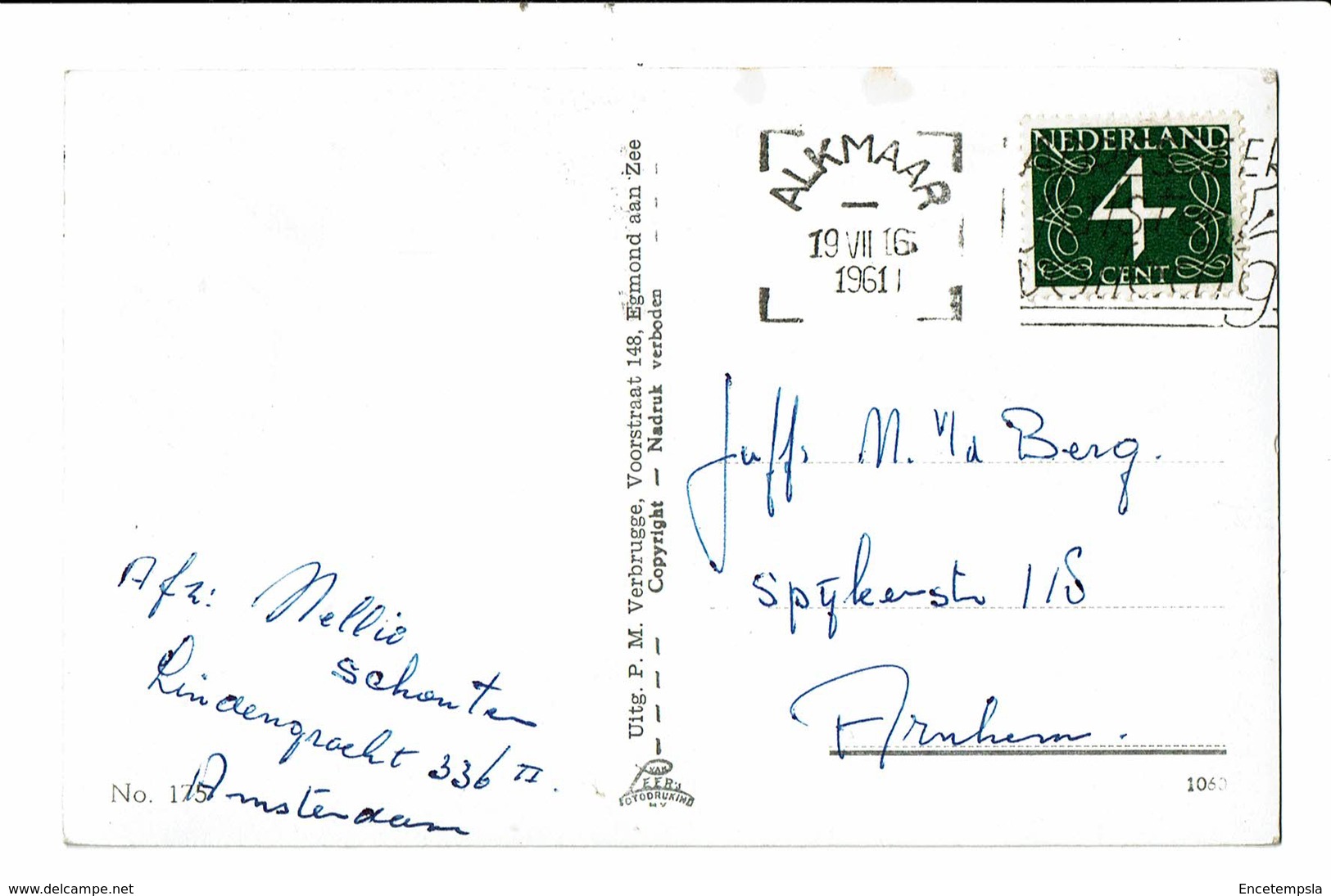 CPA - Carte Postale-Pays Bas - Egmond Aan Zee- Strandgezicht -1961 VM3122 - Egmond Aan Zee
