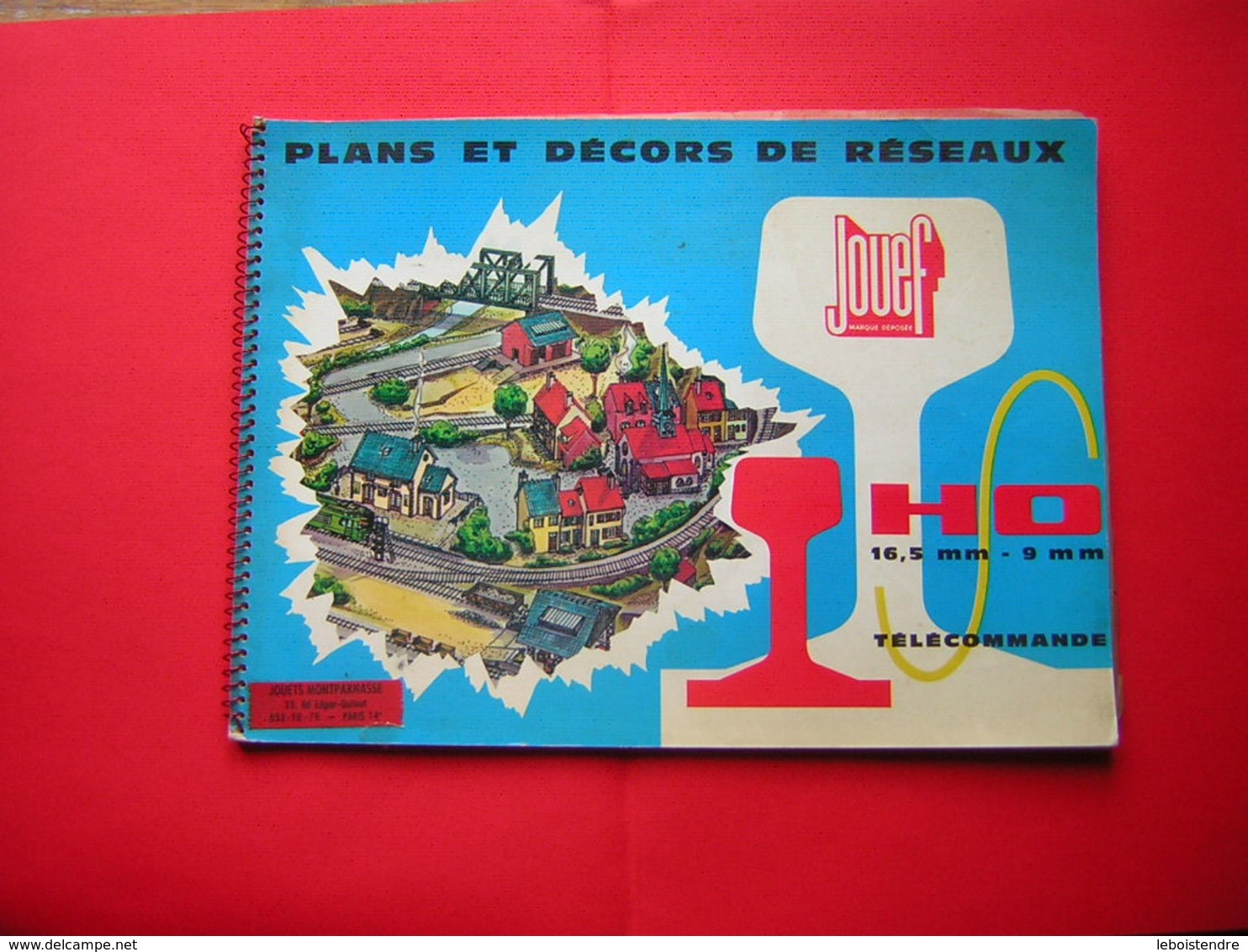 CATALOGUE 1962 PLANS ET DECORS  DE RESEAUX JOUEF MARQUE DEPOSE  H O  TELECOMMANDE  / TRAIN CHEMIN DE FER - Letteratura & DVD