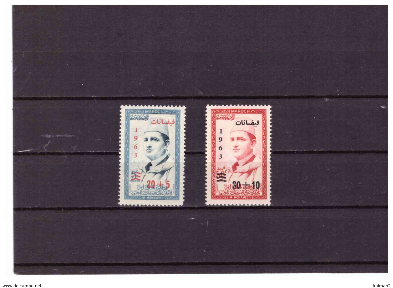 XX2585   -   MAROCCO   -  Y&T.  Nr. 453/454   MINT**  COMPLETE SET - Marocco (1956-...)