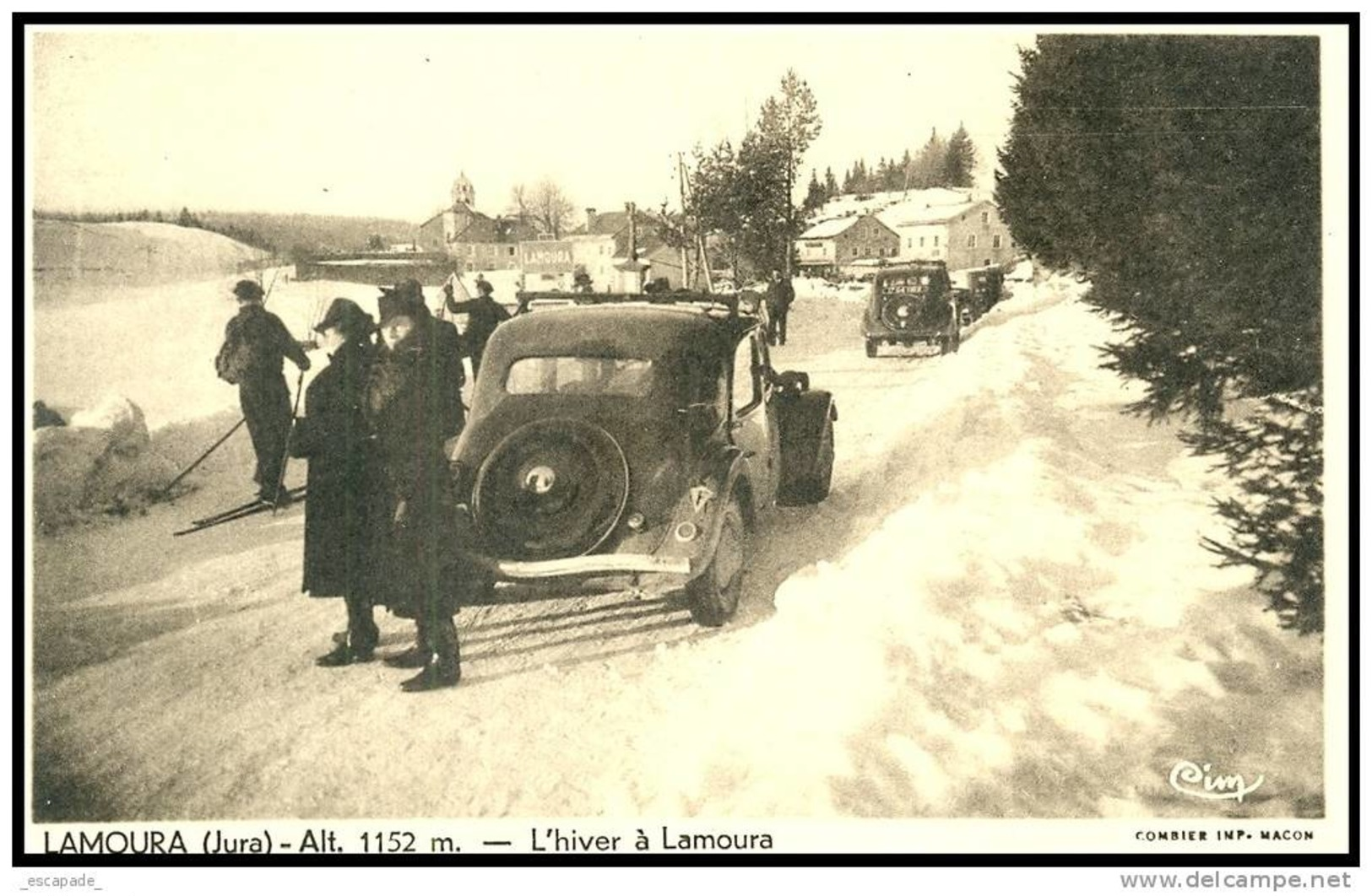 (39) - LAMOURA - SUPERBE - LA PANHARD ,?  DANS LA NEIGE -bb-507 - Autres & Non Classés