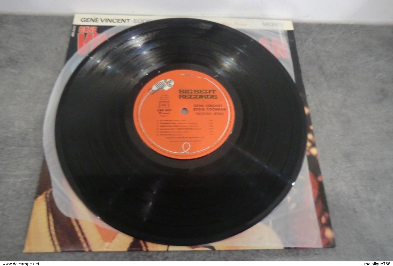 Disque 25 Cm Gène Vincent & Eddie Cochran - Rock' N Roll Heroes Big Beat Records BBR 0023 - Spezialformate